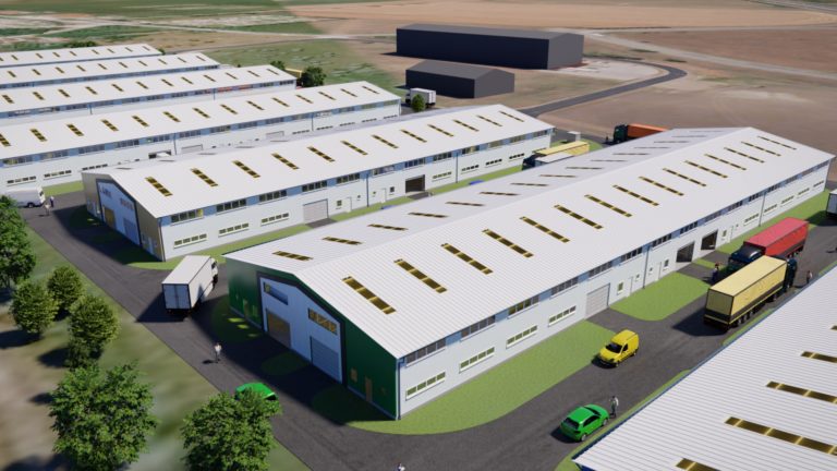 IndustriaHáz Tárnok északkelet felől