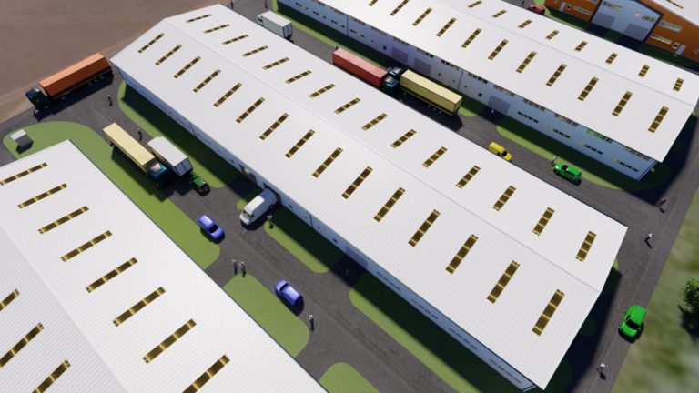 IndustriaHáz Tárnok felülről